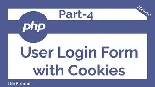 04 User Login Form with PHP Cookies