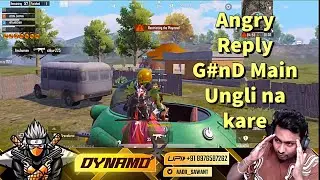 Dynamo Gaming very angry reaction to G#nd% subscriber | bgmi india | chulbul hulk