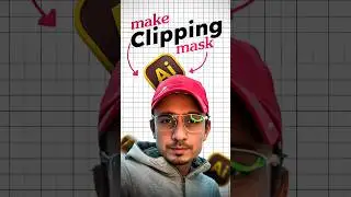 Make Clipping Mask in Adobe Illustrator | #adobeillustrator #clippingmask #graphicdesining #adobe