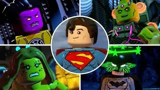 LEGO Batman 3 Beyond Gotham - All Main Story Bosses/All Boss Fights (With Cutscene) + ENDING