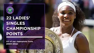 Every Ladies' Singles Championship Point at Wimbledon (2000-2022)