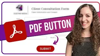 Insert Submit Button in PDF Forms Adobe Acrobat Simple & Advanced Versions Shown