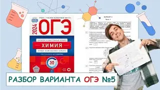 5 вариант ОГЭ по химии: Д.Ю. Добротин | ПОЛНЫЙ РАЗБОР с СuCuB 🚀🔥