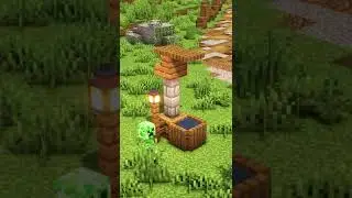 How to Build a Small Village Well in Minecraft