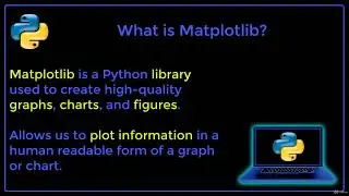 4. what is matplotlib