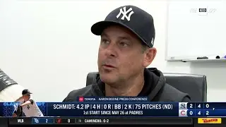 Aaron Boone addresses the media on Yankees pitching rotation and more