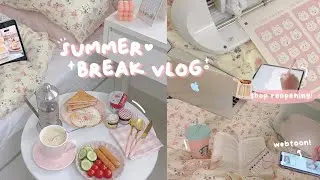 ☀️summer diaries : working on shop reopening, editing, reading & more 📖🎨