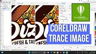 Coreldraw Me image Trace Kaise kare Coreldraw Trace image