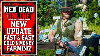 The NEW Red Dead Online UPDATE Has QUICK and SIMPLE GOLD & Money Farming Methods.. (RDR2)