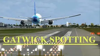 CLOSE CALL! FSX 2015 LANDINGS & TAKEOFFS Part 1/2 ft. B777, B757, B737, A330, A320 & A321- EGKK