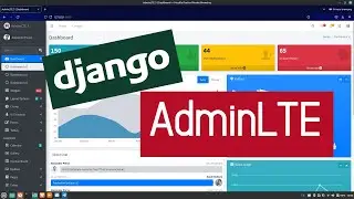 How to add AdminLTE 3 Dashboard to Django 4 2022 #Django4 #AdminLTE3 #Djangotutorials #Linuxmint