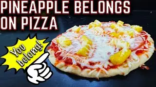 PINEAPPLE BELONGS ON PIZZA, CHANGE MY MIND! MAKING HAWAIIAN PIZZA ON THE GRIDDLE!