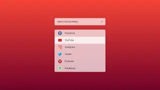 How To Make Select Menu Design Using HTML CSS And JavaScript | Custom Select Box Design