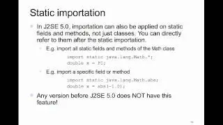 Java Programming - Lecture 3