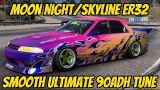 Carx drift racing online Moon Night/Nissan Skyline ER32 Smooth ultimate 90adh tune Day.41!