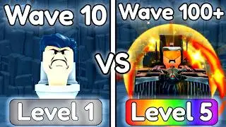 BOSS TOILET VS UPGRADED BOSS TOILET (Toilet Tower Defense)