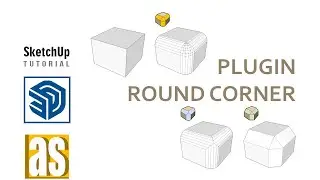 How to use Round Corner Plugin in SketchUp | SketchUp Tutorial