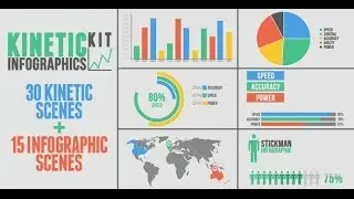 Kinetic Infographics Kit (After Effects template)