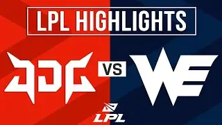 JDG vs WE Highlights ALL GAMES | LPL 2024 Spring | JD Gaming vs Xi’an Team WE