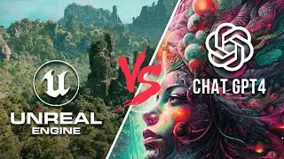 Chat-GPT4 vs. Unreal Engine 5. Множество Мадельброта. Игра Жизнь. В поисках Джона Коннора