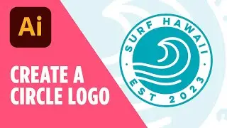 Quick And Easy Circle Logo Tutorial For Beginners In Illustrator