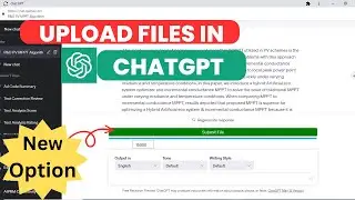 Upload Files in Chatgpt |Free Chatgpt Chrome Extension| How to add file upload in chatgpt? | AI Tool