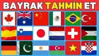 🌍 Bayrak Tahmin Et..! 100 Ülkenin Bayrağını Tahmin Edebilir misin? 🌏 Bayrak Bulmaca...!