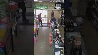 Australian man tries to steal from a liquor store but gets stuck inside instead #shorts