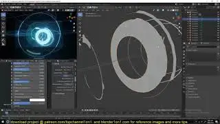 making iron man radar widget hud in blender 2 8