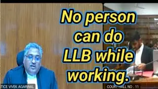 No person can do LLB while working. | How to become a lawyer | whats is LLB