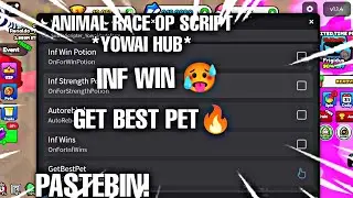 Animal Race Op Script *Yowai Hub* For Mobile And Pc | Inf Win And More | Pastebin | 2024