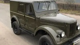 Встретил еще одного ретро-зверя! ГАЗ-69! Газик в отличном состоянии!