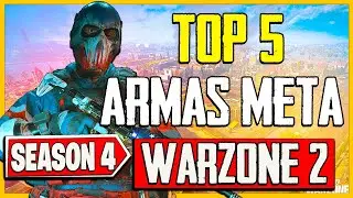 TOP 5 ARMAS META MAIS JOGADAS NO WARZONE 2.0 SEASON 4! MELHORES ARMAS WARZONE 2