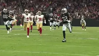 Las Vegas Raiders end preseason on a high note against the San Francisco 49ers