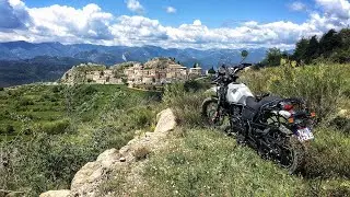 Royal Enfield Himalayan in the Alps Maritime, Côte d'Azur