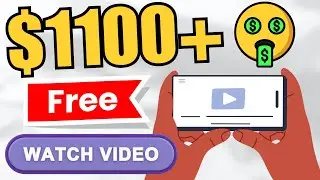 Earn $1100+ By Watching YouTube Videos *100% FREE* | Make Money Online 2024