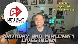 IT'S MY BIRTHDAY AND I WANT TO PLAY MINECRAFT! | LIVESTREAM ANNOUNCEMENT