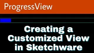 Create a View (ProgressBar like) in Sketchware