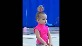 funny 😂🤣 cute little girl gymnastic #shorts #gymnastics #acrobatics #гимнастический #gimnastică