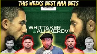 This Weeks Best MMA Bets - UFC Saudi Arabia Betting Breakdown Whittaker vs Aliskerov | New Lotw?