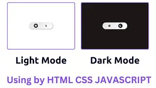 How to make Darkmode Website | Dark Theme Website | using by html css  javascript in hindi