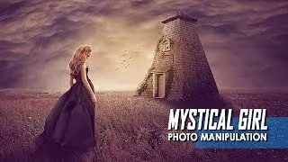 Create a Mystical Girl Scene - Photoshop Manipulation Tutorial