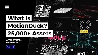 What is MotionDuck? 25000+ Templates for After Effects & Premiere Pro