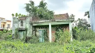 CRAZY We RESCUE the House FLOODED affected by OVERGROWN GRASS | CLEANING and MOW the OVERGROWN GRASS