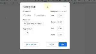 how to set 1 inch margins in google docs | 1 inch margins on google docs