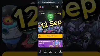 12 September Pixeltap Daily Combo | Pixel Tap by Pixelverse Combo Card