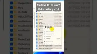 Is Windows 10/11 slow? Make fast part 2