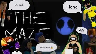 Playing The Maze [ROBLOX] With My Friends