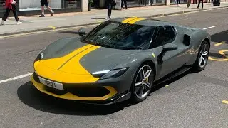 BRAND NEW FERRARI 296 GTB DRIVING IN LONDON