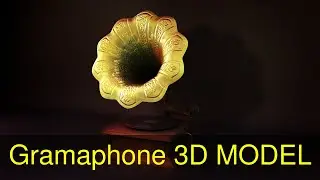 3D Model of Gramaphone Review